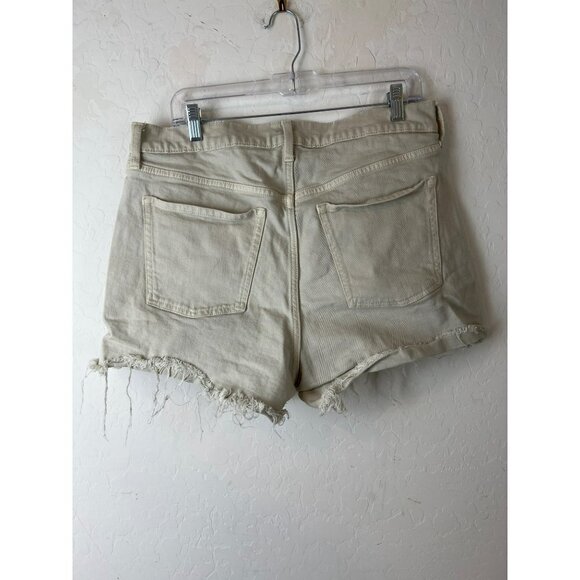 Old Navy Sz 16 Cream Higher High Rise Sky Hi A Line Secret Smooth Pockets Shorts - Picture 4 of 8
